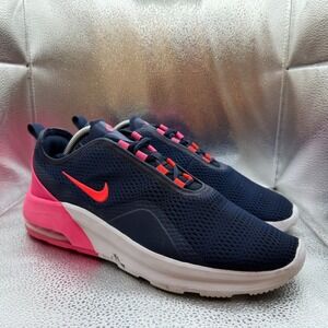 Size 10.5 Nike Air Max Motion 2 Navy‎ Pink Womens Running Shoes CZ7996-400
